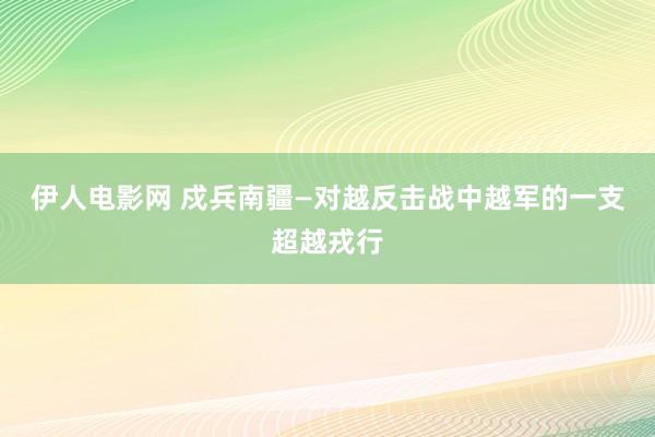 伊人电影网 戍兵南疆—对越反击战中越军的一支超越戎行